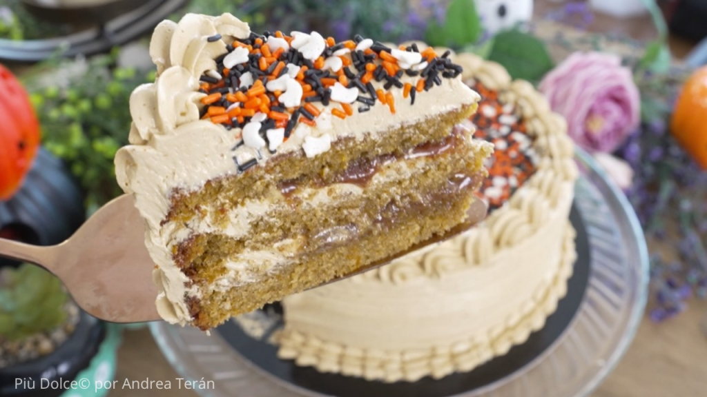 Rabanada de la torta pumpking spice