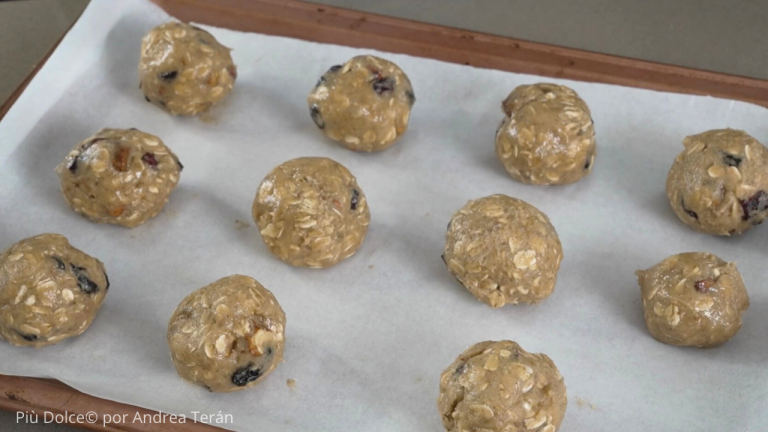 al horno galleta de avena y frutos secos