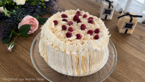 Torta Merengue Frambuesa Manjar Piu Dolce