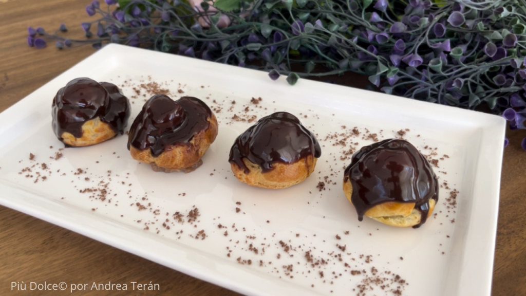 profiteroles: de chocolate