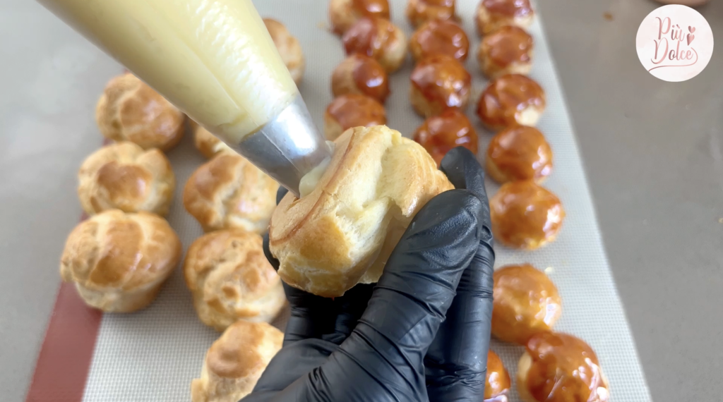 relleno profiteroles Ron