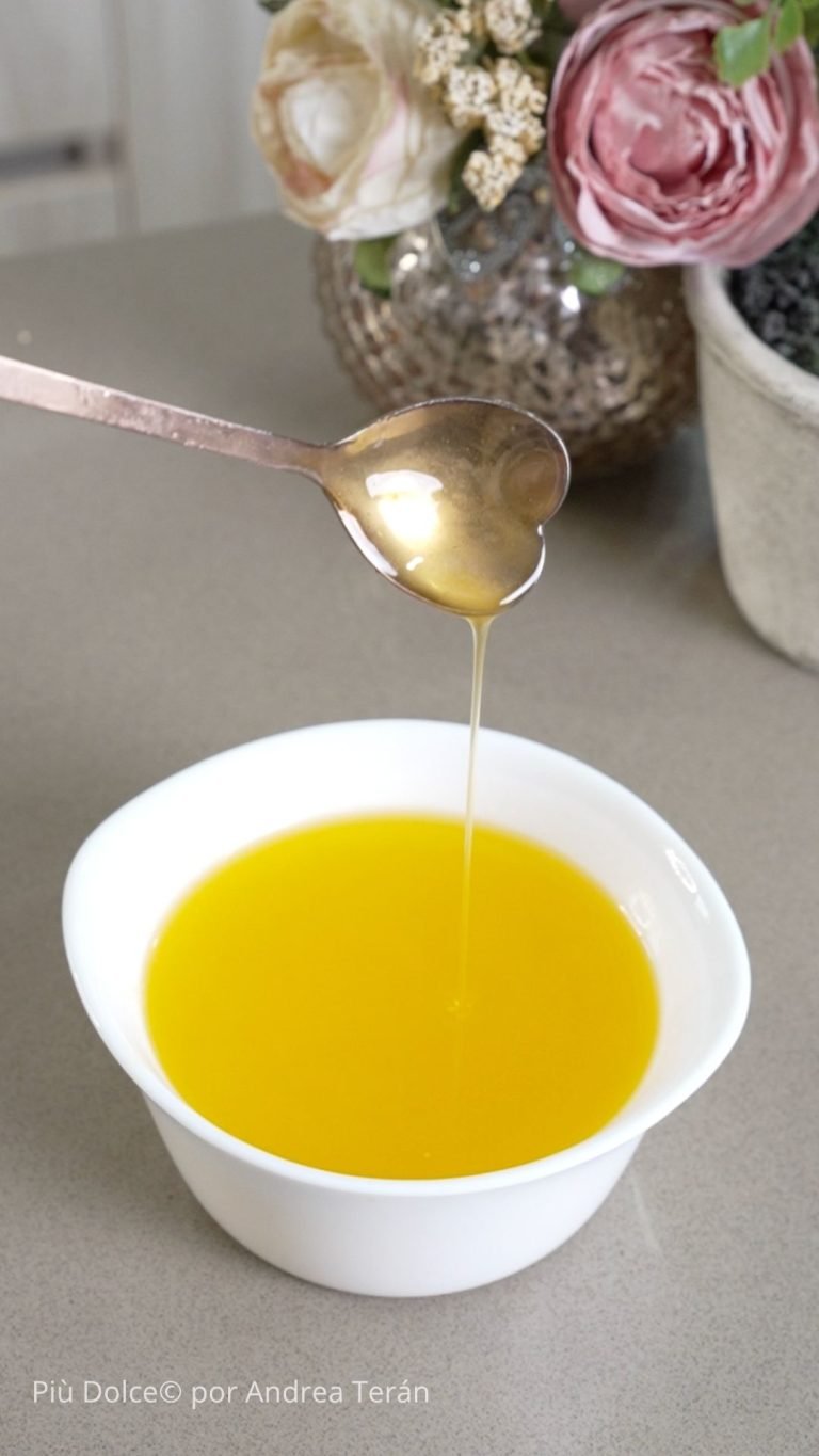 mantequilla clarificada lista