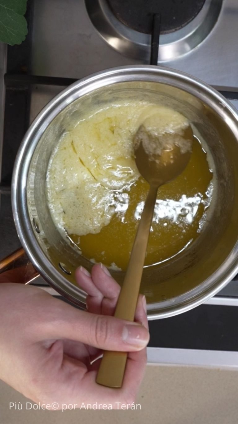 mantequilla clarificada on the making