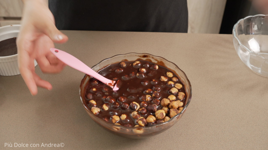 Ganache de avellanas