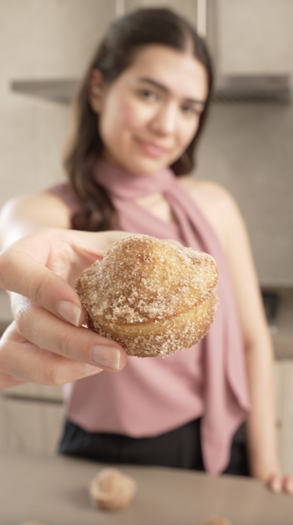 Muffins de canela y Andrea